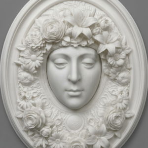 Rostro Virgen Del Rocío Floral